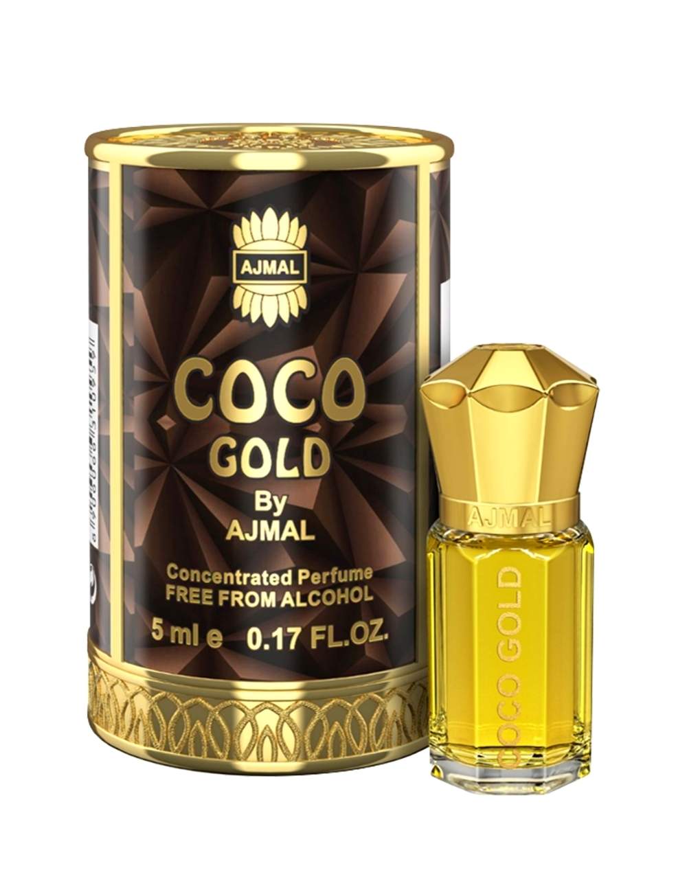 Ajmal Coco Gold 5 ml Non-Alcoholic Concentrated Attar For Women