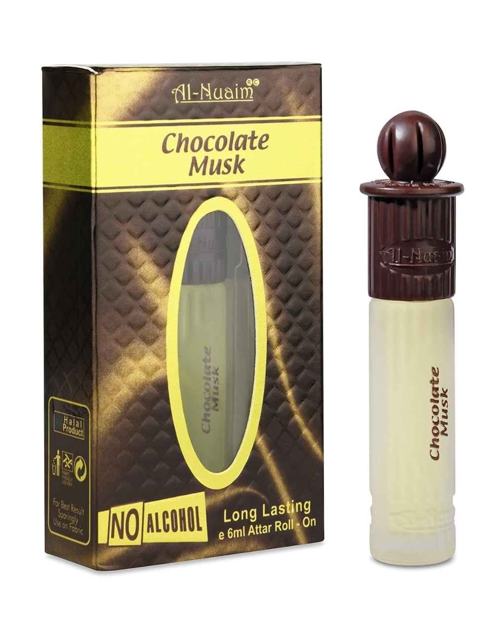 Al-Nuaim Chocolate Musk 6ml Alcohol Free Attar