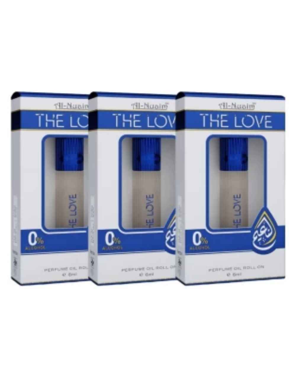 Al-Nuaim Silver Series The Love 6ml Alcohol Free Attar Roll On - Luxury Scent with Long Lasting Fragrance For Unisex