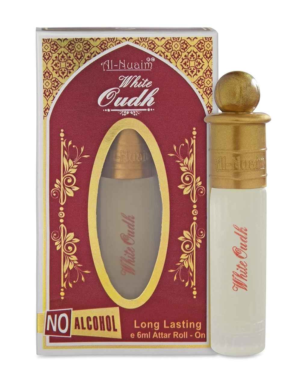 Al-Nuaim White Oudh 6 ml Alcohol Free Attar For Unisex