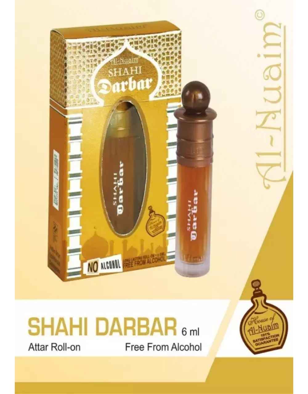 Al-Nuaim Shahi Darbar 6 ml Alcohol Free Attar For Men