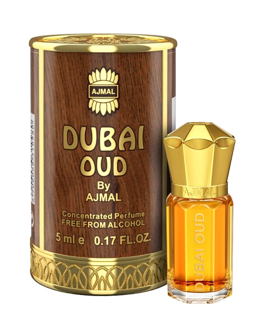 Ajmal Dubai Oud 5 ml Non-Alcoholic Concentrated Attar For Man