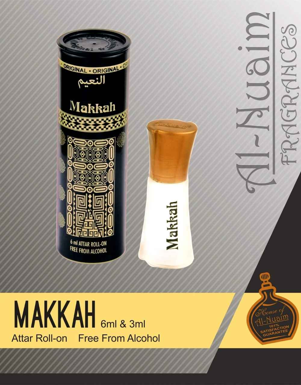 Al-Nuaim Makkah 6 ml Attar Non Alcoholic Long Lasting Attar