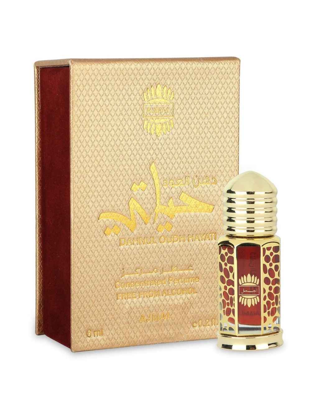 Ajmal Dahnul Oudh Hayati 6 ml Concentrated Attar Perfume For Man