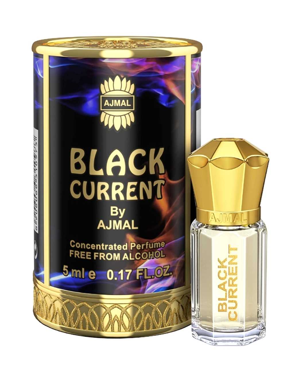 Ajmal Black Current 5 ml Non-Alcoholic Concentrated Attar For unisex